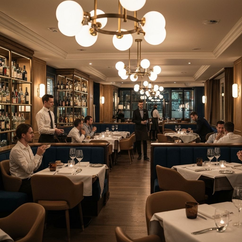 Modern restaurant interior